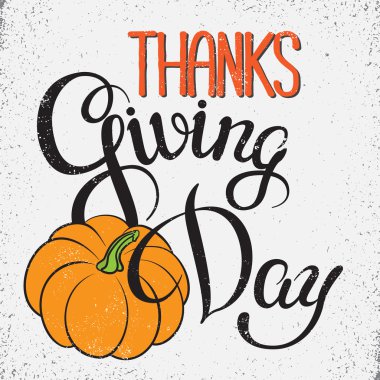 Şükran günü poster.