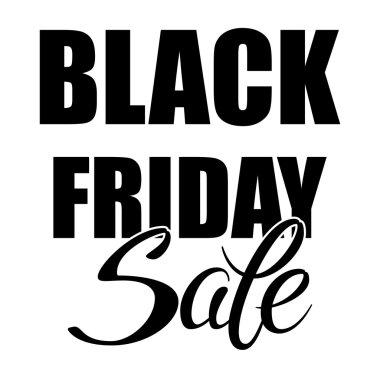 Siyah Cuma satış kaligrafi tasarım.