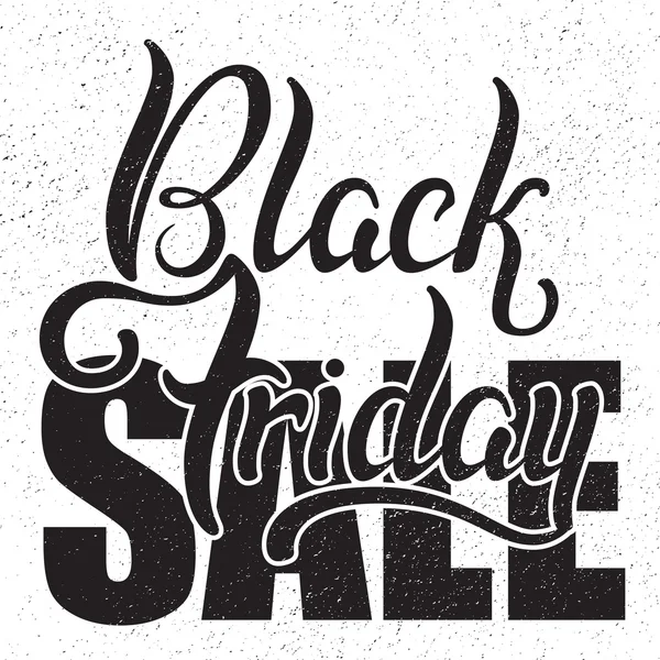 Black Friday Venda Design Caligráfico . —  Vetores de Stock