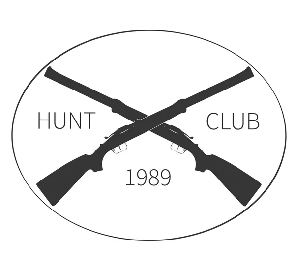 vintage hunting logo. vector.