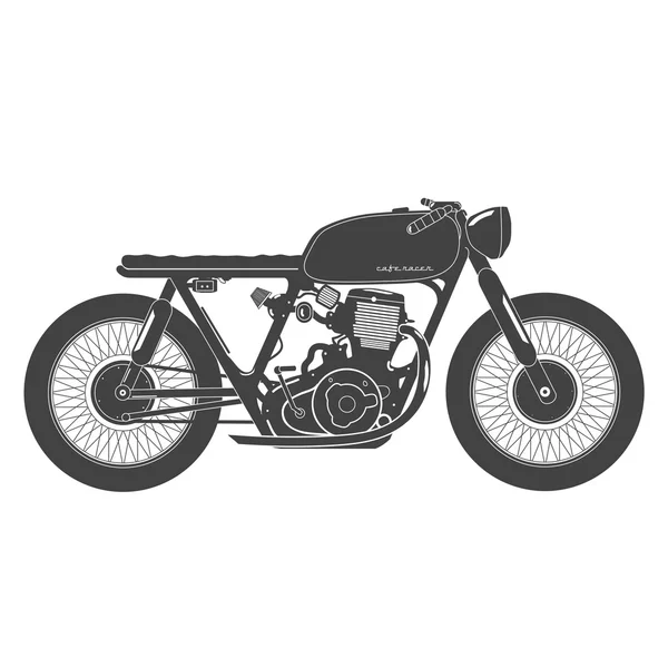Eski vintage motosiklet. kafe racer Tema