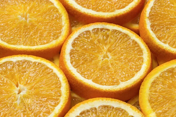 Arkaplan için taze portakal dilimleri