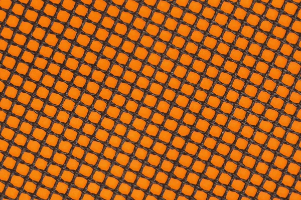 Antihaft Fiberglas Grillmatte Diagonal Auf Orangefarbenem Hintergrund Angeordnet — Stockfoto