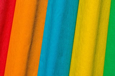 Çeşitli Renkli Krep Kağıt Tam Çerçeve Arkaplanı 