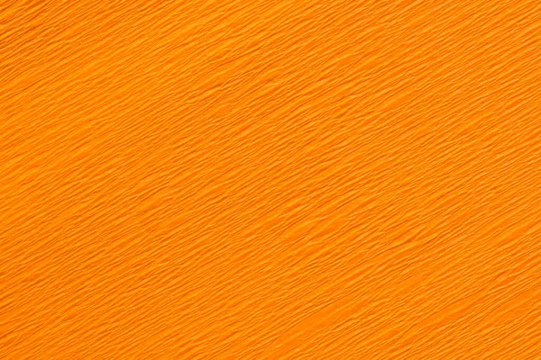 Primo Piano Una Carta Crespata Arancione Struttura Rugosa — Foto Stock