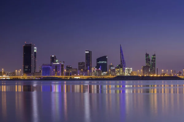 Vista Nocturna Bahréin —  Fotos de Stock