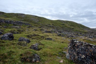 Nunavut, Kanada: Gökyüzü ve bulutlu manzara