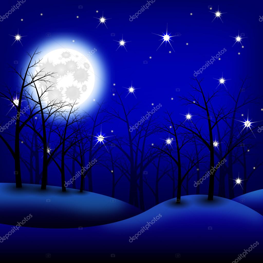 Gece Resmi çizimi Gece Resmi çizimi
