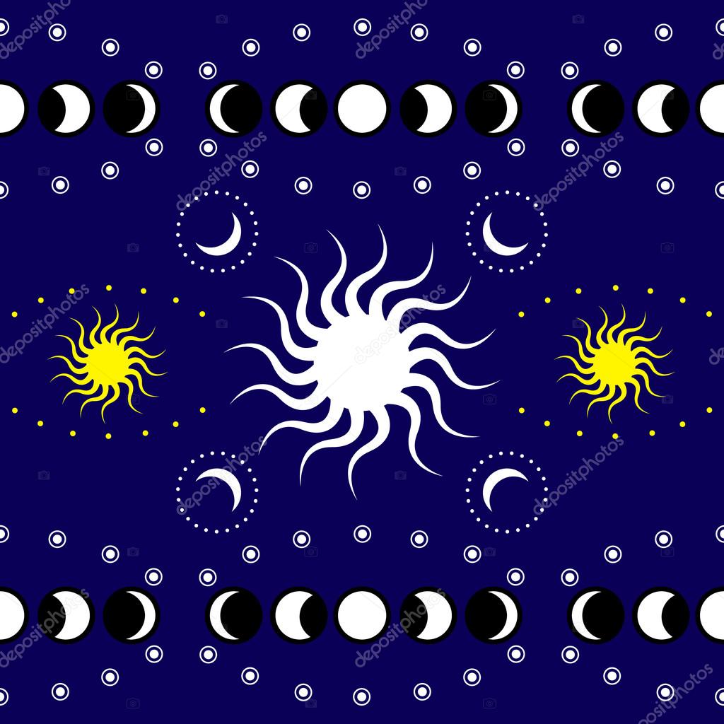太陽と月ストックベクター ロイヤリティフリー太陽と月イラスト Depositphotos