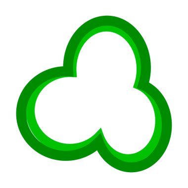 Çan biberi yeşili sebzeler Gıda vektör illüstrasyonunu dilimler