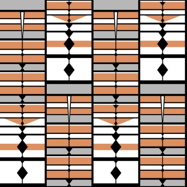 Çizgilerin kusursuz vektör soyut geometri deseni