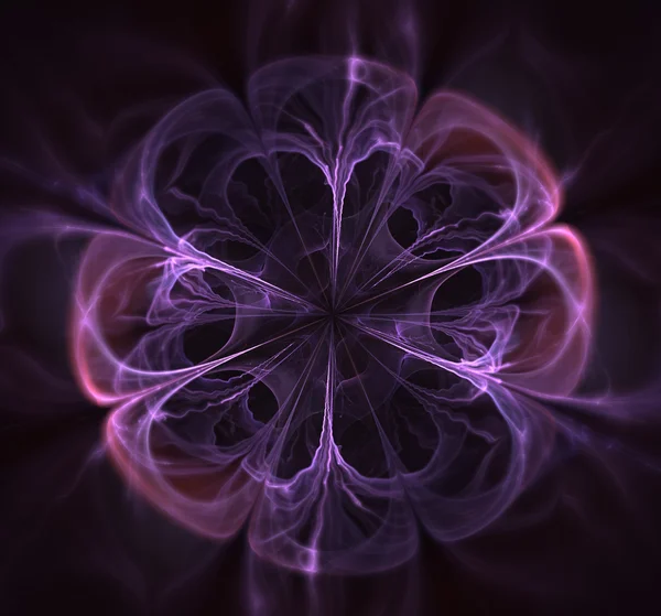 Grande flor fractal abstrato 3d — Fotografia de Stock