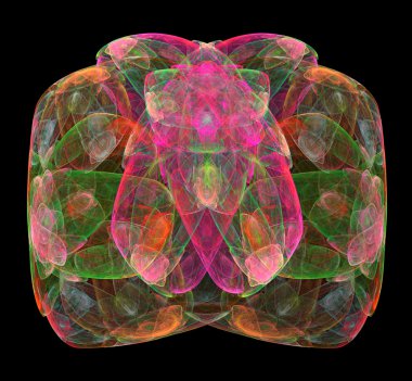 Abstract fractal big gem