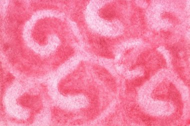 Elleri Kızıl boyalı suluboya arka plan