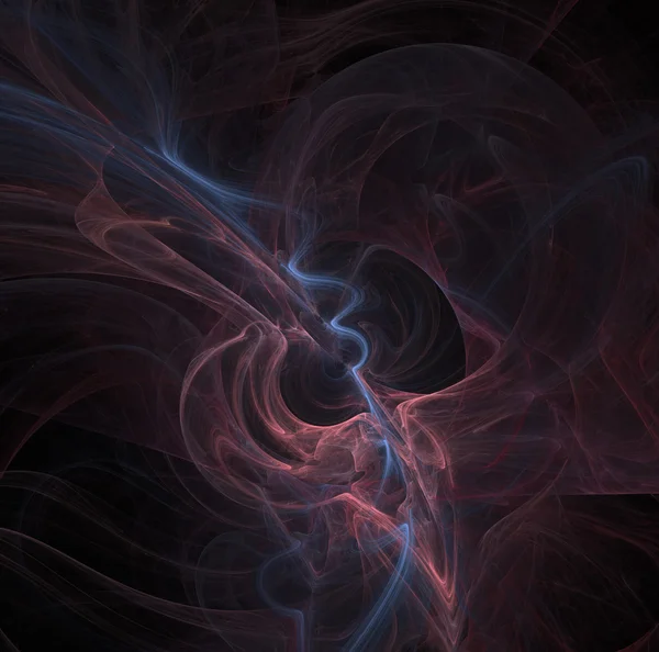 Абстрактний фрактальний фон рожевий, синій — стокове фото