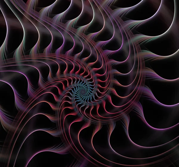 Shell fundo fractal abstrato — Fotografia de Stock