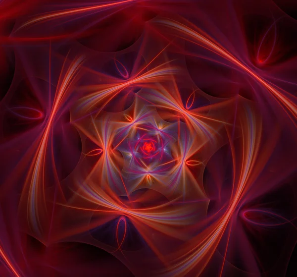Espiral abstrato fundo fractal — Fotografia de Stock