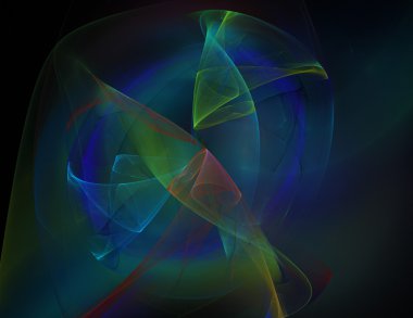 Soyut fraktal arka plan varicolored