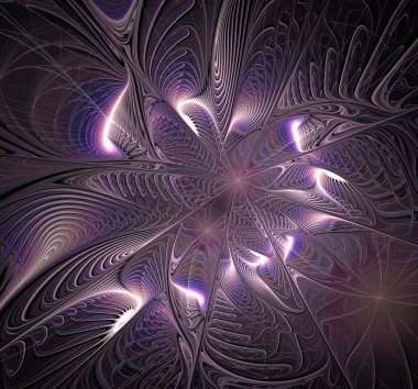 Soyut fraktal arka plan varicolored