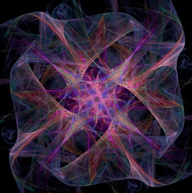 Soyut fraktal çokgen öğe