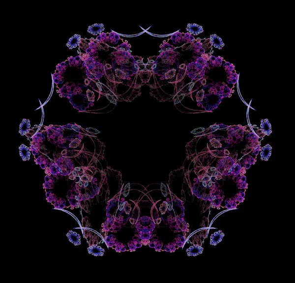 Abstracte fractal veelhoekige element — Stockfoto