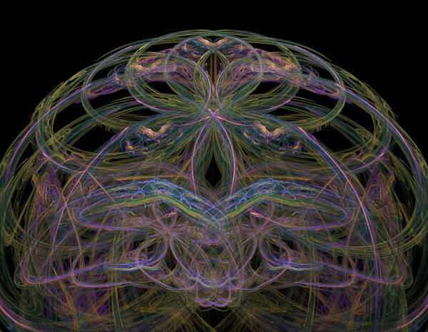 Горящие плазменные потоки в темном пространстве
.