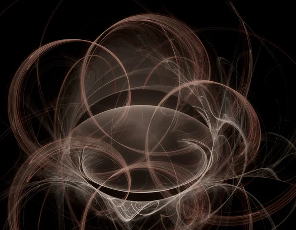 Абстрактный фрактальный бежевый фон — стоковое фото