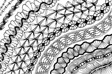 Zentangle - meditatif çizim