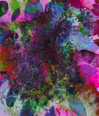 Büyük parlak arka planlar. Karıştırma boyalar ve doğa