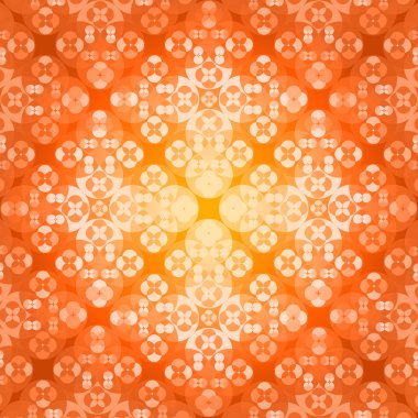 Kare çiçek deseni simetrik. Parlak arkaplan