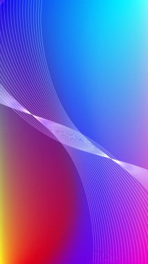 Mavi kırmızı ve sarı gradyan soyut arkaplan duvar kağıdı veya afiş için güzel