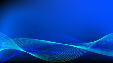 mavi gradyan örgü soyut arkaplan ve dalgalı harmanlanmış çizgiler duvar kağıdı veya afiş için güzel