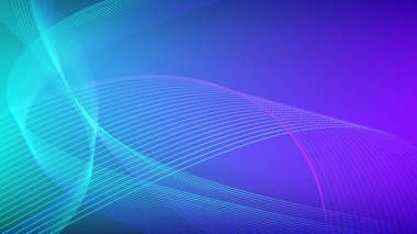 mor cyan gradyan örgü soyut arkaplan dalgalı çizgiler duvar kağıdı veya afiş için güzel