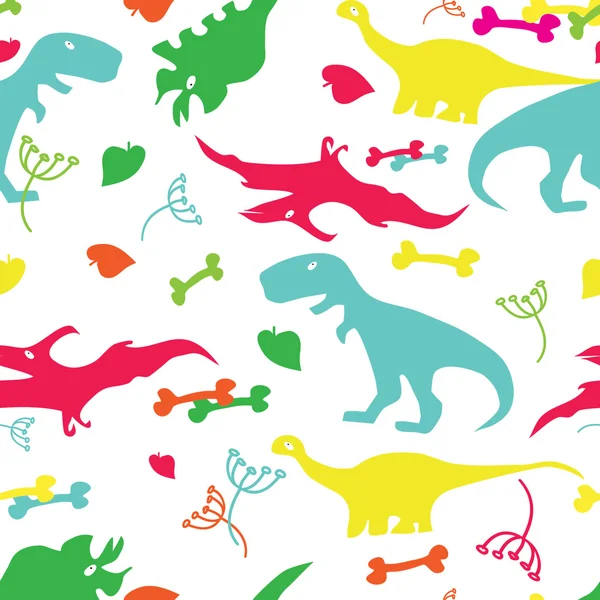 Dinosaurios fany — Archivo Imágenes Vectoriales