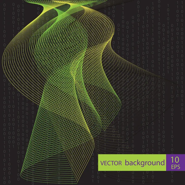 Information blue and green background — Stockový vektor