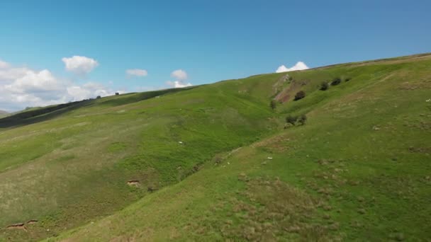 Letím Přes Barbon Beck Valley Carnforth Lancashire Tento Výstřel Jemně — Stock video