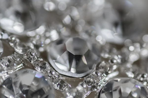 Decoraciones vestido, diamantes de imitación, diamantes brillan intensamente en el s — Foto de Stock