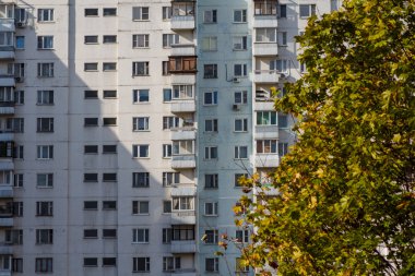 Cityscape, görünüm penceresinde, bir Rus şehri.