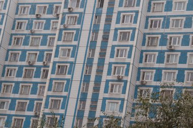 Cityscape, görünüm penceresinde, bir Rus şehri.