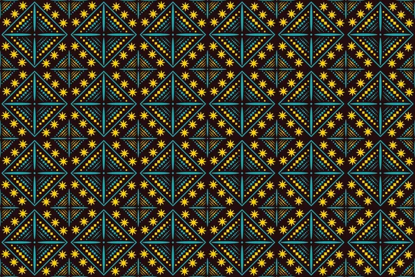 抽象幾何学ベクトルでシームレスなパターン イラスト — ストックベクタ
