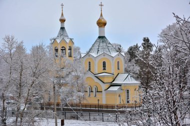 Ortodoks Kilisesi karla mahvolmuş.
