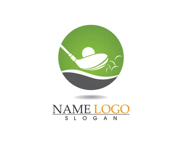 Golf logo pictogrammen symbool — Stockvector