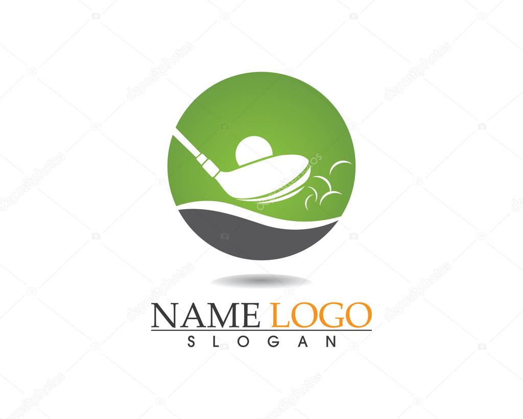 Golf logo icons symbol sport