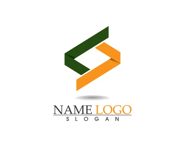 Property finance logo flip — Stock Vector