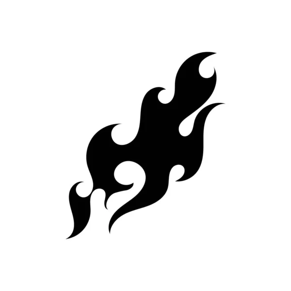 Tribal Flamma Vektor Symbol Bild — Stock vektor