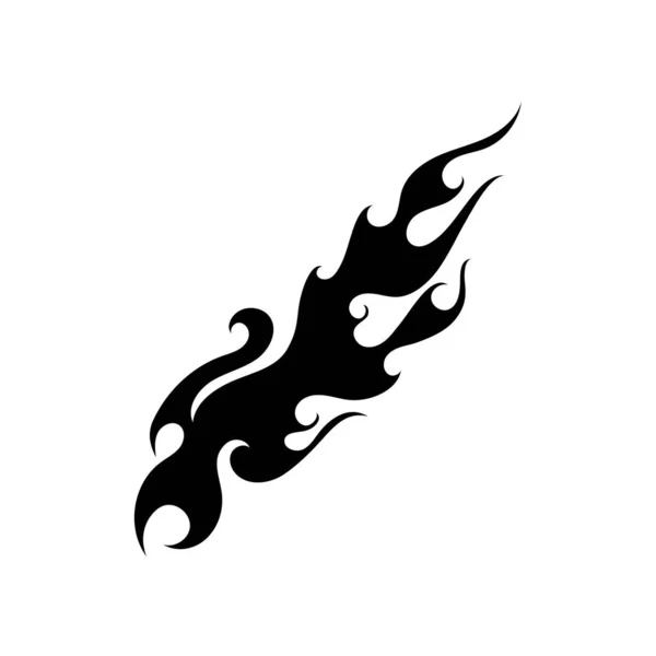 Tribal Flamma Vektor Symbol Bild — Stock vektor