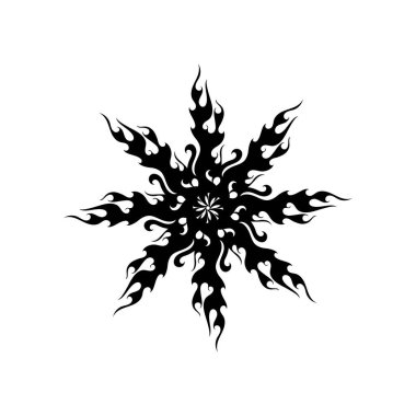 kabile alev vektör resmi