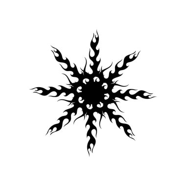 kabile alev vektör resmi