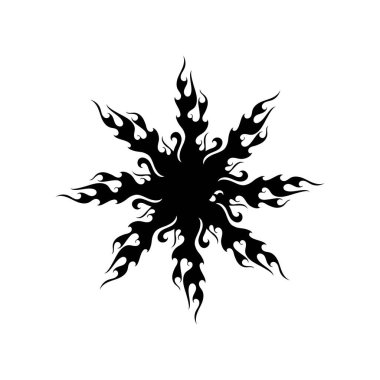 kabile alev vektör resmi