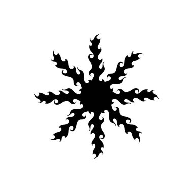 kabile alev vektör resmi